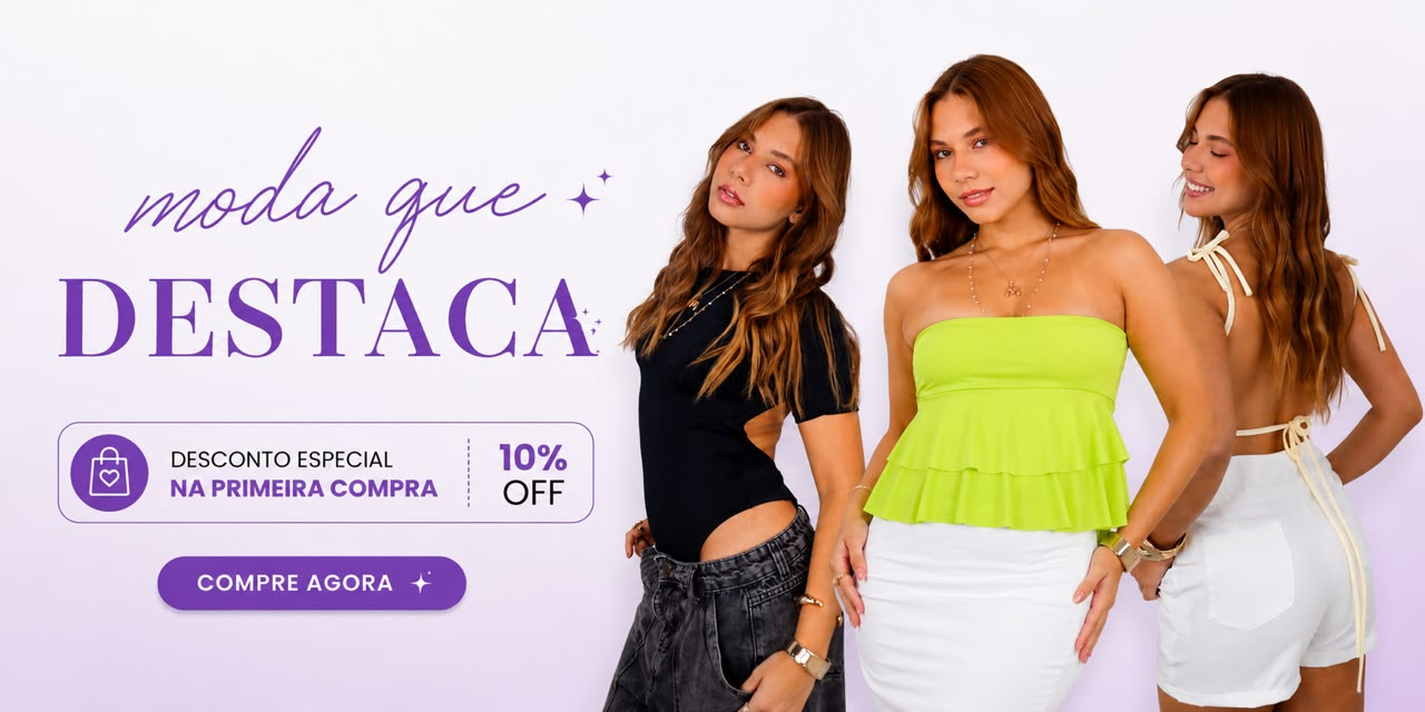 Coleção MEVIT — moda que destaca. 10% off na primeira compra.